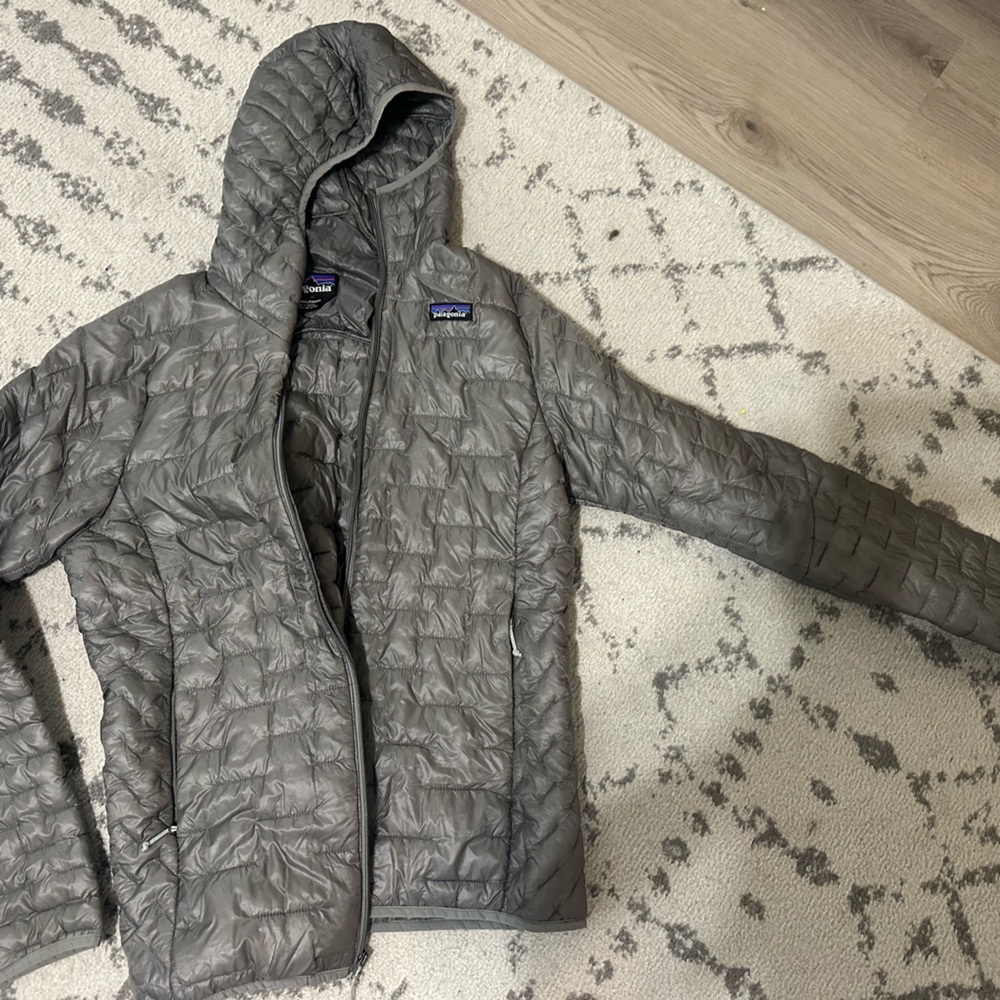 Patagonia Gray Puffer Jacket